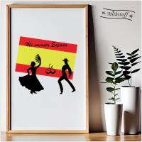 Spanien - Plotterdatei - Flamenco - Urlaub - Kastagnetten - Mithstoff - SVG Bild 3
