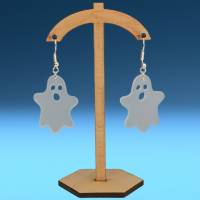 Halloween - Gespenster - Ohrringe aus semi-transparentem Acryl Bild 2