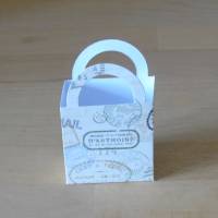 Geschenkverpackung - kleines Täschchen mit Airmail-Motiven // Tütchen // Geschenktäschchen Bild 1