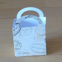 Geschenkverpackung - kleines Täschchen mit Airmail-Motiven // Tütchen // Geschenktäschchen Bild 3