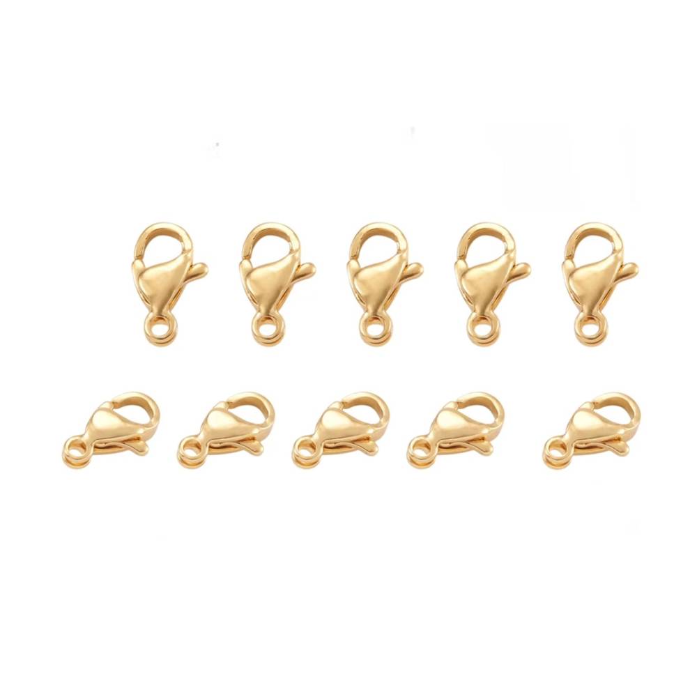 3x Karabinerverschlüsse 925 Silber 8mm - Kleine Schmuckverschlüsse Für Ketten & Armbänder