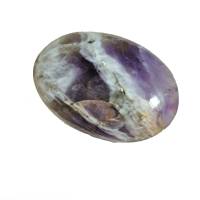 Ring verstellbar mit Amethyst lila pastell Lavendel oval handgemacht Amethystring Bild 3