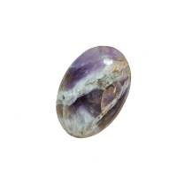 Ring verstellbar mit Amethyst lila pastell Lavendel oval handgemacht Amethystring Bild 5