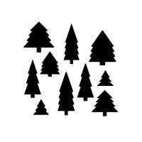 Plotterdatei Tannen Wald Tannenbaum Weihnachten Advent Nikolaus - freie kleingewerbliche Nutzung inklusive Bild 2