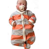 Schlafanzug für Babys - Anzug mit oder ohne Fuß - Overall für Neugeborene in verschiedenen Größen 0-1 Jahr Bild 1