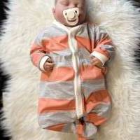 Schlafanzug für Babys - Anzug mit oder ohne Fuß - Overall für Neugeborene in verschiedenen Größen 0-1 Jahr Bild 6