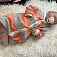 Schlafanzug für Babys - Anzug mit oder ohne Fuß - Overall für Neugeborene in verschiedenen Größen 0-1 Jahr Bild 8