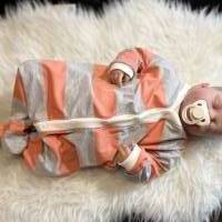 Schlafanzug für Babys - Anzug mit oder ohne Fuß - Overall für Neugeborene in verschiedenen Größen 0-1 Jahr Bild 9