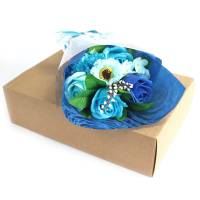 Blumenbox Seifenblumen Hochzeitsgeschenk Geburtstagsgeschenk Blumenstrauß in Box Bild 1
