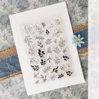 Blätter und Laub | Silkon - Clear Stamps | 34 verschiedene Motive Bild 1