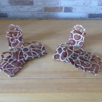 Geschenkverpackung - Set mit 12 kleinen Täschchen mit Giraffenmuster Bild 3