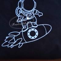Plotterdatei Astronaut surft auf Rakete Bild 7