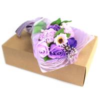 Blumenbox Seifenblumen Hochzeitsgeschenk Geburtstagsgeschenk Blumenstrauß in Box Bild 1