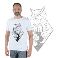 "Eule und Wolf" SVG Waldtiere Bild 1