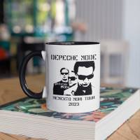 Depeche Mode Tasse Geschenk, Schwarz Weiß Kaffee Tasse Memento Mori Tour 2023 Bild 2