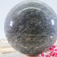 Große LUZERNER GNEIS Edelsteinkugel, 100 mm, Meditation und Heilsteine, glänzende Kugel, Wunderbarer Kristall Bild 1