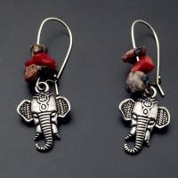 Ohrringe, Ohrhänger Yoga - Elefantenkopf Ganesha Bild 1