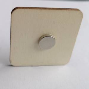 QR-Code Magnet QR Code personalisiert Kühlschrankmagnet aus Holz persönliches Geschenk Bild 5
