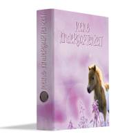 Sammelordner Kinder Pony, Erinnerungen Kindergarten Ordner, "Meine Kindergartenzeit" Portfolio Ordner DIN A4 Bild 1
