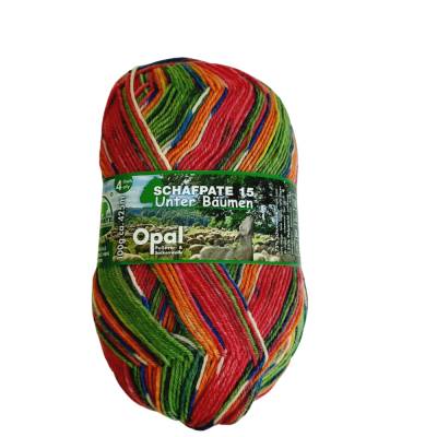 Opal Schafpate 15 "Unter Bäumen", Sockenwolle 4fach, 100 g, Farbe: "Waldbeeren" (11367)