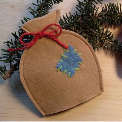 Geschenkesack - Eierwärmer aus Filz