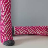 Anleitung: Kurt - Socken mit Zebra oder Tiger Muster stricken Bild 4