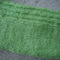 Socken für Damen, Größe 36 / 37, apfelgrün, green lily Bild 2