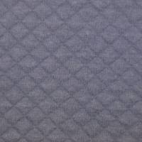 ♕ Steppsweat Steppstoff Baumwolle jeansblau mit Rauten 50 x 150 cm Sweat ♕ Bild 3