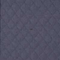♕ Steppsweat Steppstoff Baumwolle jeansblau mit Rauten 50 x 150 cm Sweat ♕ Bild 4