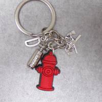 Schlüsselanhänger  Freiwillige Feuerwehr Glücksbringer Personalisiert Bild 1