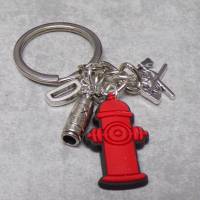 Schlüsselanhänger  Freiwillige Feuerwehr Glücksbringer Personalisiert Bild 4