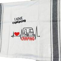 Geschirrhandtuch, Handtuch Geschenk, personalisierte Wohnmobil Wohnwagen Camping Bild 5