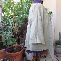 Damen Bluse/Tunika für die Größe 54, Jadegrün, mit Netz und Paietten. Bild 4