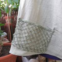 Damen Bluse/Tunika für die Größe 54, Jadegrün, mit Netz und Paietten. Bild 7