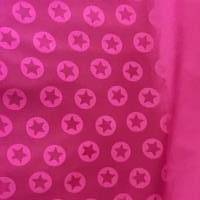 SOFTSHELL MAGIC * PINK* STERNE * Kuschelseite innen pink * ab 0,5 m x 1,45 m breit * Matschhose selber nähen * Bild 1