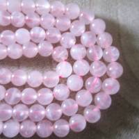 natürliche Rosenquarz Perlen 8 mm ein Strang Bild 2