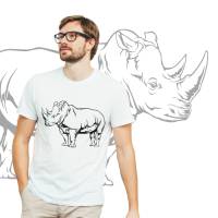 "Nashorn" SVG Rhinozeros Bild 1