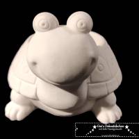 Keramik Schildkröte Blumentopf / Teelichthalter Bild 1