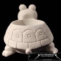 Keramik Schildkröte Blumentopf / Teelichthalter Bild 3