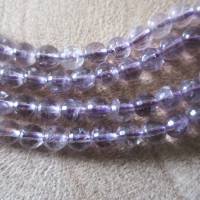 natürliche Amethyst Perlen 6 mm facettiert ein Strang Bild 1