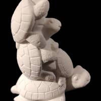 Familie Schildkröte aus Keramik Bild 4