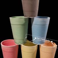 Teelichthalter in Plastikbecher Optik aus Keramik Bild 1