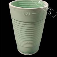 Teelichthalter in Plastikbecher Optik aus Keramik Bild 4