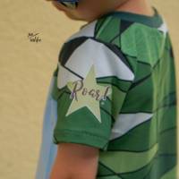 Bügelbild Dino Boy Grün mit Stern Bild 5