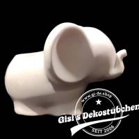 Keramik Elefant Blumentopf / Teelichthalter Bild 4