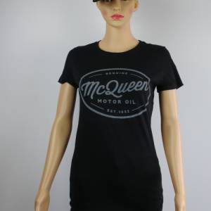 Damen T-Shirt in schwarz vintage Damen T-Shirt  T-Shirt für Frauen Retro-Style Bild 2