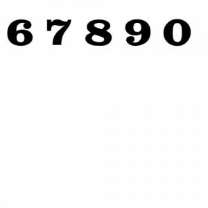 Filz-Schlüsselanhänger mit Zahl Anhänger mit Nummer Bild 9