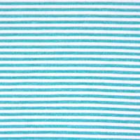 ♕ Jersey mit Ringel Streifen türkis-weiß, jeansblau-weiß, orange 50 x 150 cm  ♕ Bild 7