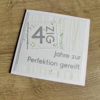 Geburtstagskarte für runde Geburtstage "Zur Perfektion gereift" Bild 3