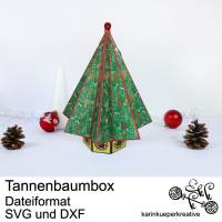 Plotterdatei Tannenbaumbox Bild 1
